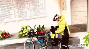 Boves, il "ciclista della memoria" ei quadri di Adriana Filippi: "Mai visto nulla di simile" - Cuneo24