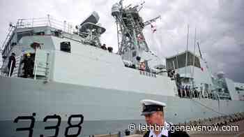 Canadian warship hit with COVID-19 outbreak ahead of overseas deployment - Lethbridge News Now