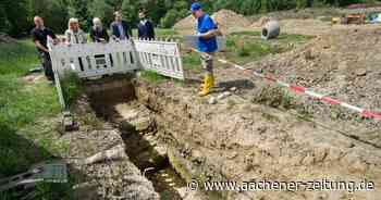 Archäologische Grabung: Reste alter Römerstraße in Aachen entdeckt - Aachener Zeitung