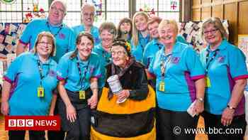 Hull Bee Lady: Buildings to be lit in amber for Jean Bishop's 100th birthday - BBC