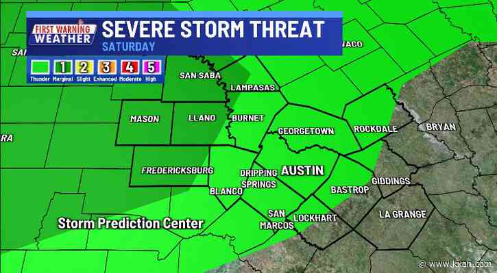 Storms possible into this evening; record heat