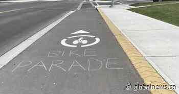 Calgary community members celebrate opening of northwest raised pathway