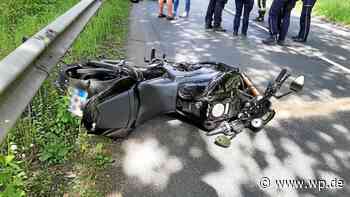 Unfall in Siegen: Motorradfahrer stürzt, schwer verletzt - WP News