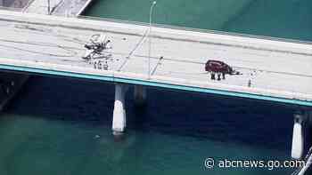 Small aircraft crashes on Miami bridge
