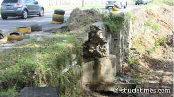 Works To Commence On Collapsed Section Of Allan Bousquet Highway - St. Lucia Times Online News