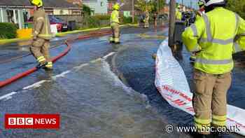 Homes flooded as Braintree water main bursts