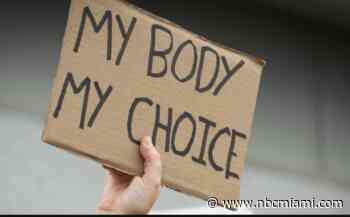 Demonstrators Turn Out for Abortion Rights Rally in Miami