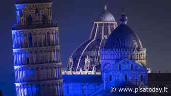 La Torre di Pisa in blu sui profili social della Commissione europea - PisaToday