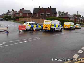 Police officers and CSI team dispatched to Sheffield suburb as road closure remains in place - The Star