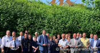 Meerbusch-Skultpur an der A57 wurde jetzt auch offiziell übergeben - Meine Woche