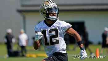 Saints' Olave catches on fast, works with Thomas