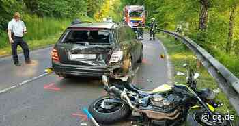 Kolission bei Neunkirchen-Seelscheid: Motorradfahrer bei Unfall auf der B507 schwer verletzt - General-Anzeiger Bonn