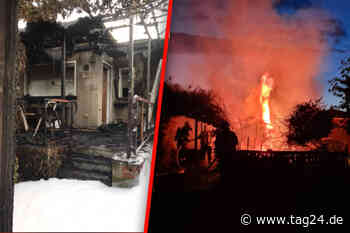 Feuer auf Gartengrundstück: Polizei nimmt zwei betrunkene Frauen fest! - TAG24