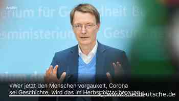 Lauterbach: Delta-Variante kann wiederkommen - Panorama - SZ.de - Süddeutsche Zeitung - SZ.de