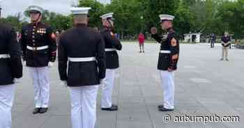 Watch Now: Marine Corps Body Bearers present a flag to Cayuga County WWII veterans during Operation Enduring Gratitude - The Citizen