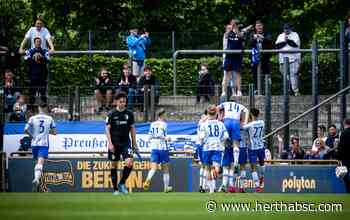 Finale! Unsere U19 gewinnt auch das Rückspiel gegen Augsburg - Hertha BSC