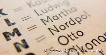 Nürnberg statt Nordpol: Aachen verdrängt Augsburg aus der Buchstabiertafel - Aachener Nachrichten