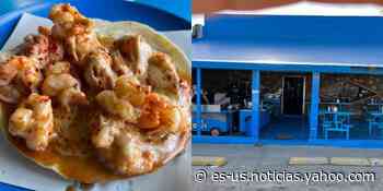 Taco de camarón enchilado de “Mariscos Mi Chuy” en Tecate estremece por ser extremadamente picante - Yahoo Noticias