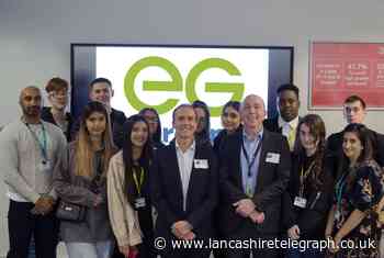 EG Group impart words of wisdom on lucky Blackburn College students