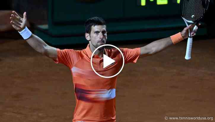 ATP Rome 2022: Novak Djokovic's 1000 wins and Tsitsipas' HIGHLIGHTS
