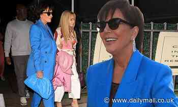 Kris Jenner dines at Giorgio Baldi with beau Corey Gamble and longtime gal pal Faye Resnick
