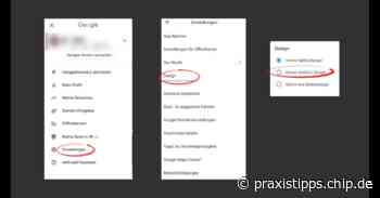 Google Maps: Dark Mode aktivieren - so klappt's - praxistipps.chip.de