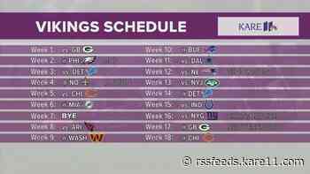 NFL schedule released: Vikings to open season against the Packers