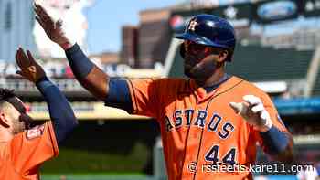 Álvarez HRs twice, Astros top Twins 5-0, win 10th straight