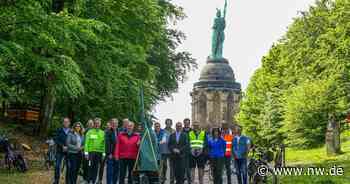 XXL-Modell des kantigen Hövelhofer Hermanns kommt per Rad nach Detmold - Neue Westfälische