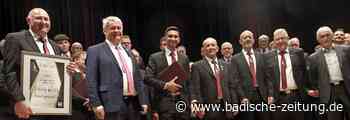 Ehrungen bei Tunsler Sängern - Bad Krozingen - Badische Zeitung