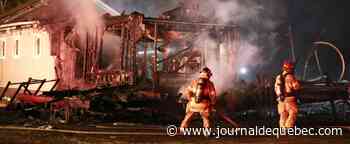 Lévis: Il se sauve par la fenêtre arrière pour échapper à sa maison qui brûle