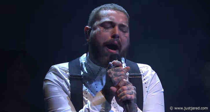 Post Malone Performs 'Cooped Up' & 'Love/Hate Letter to Alcohol' on 'Saturday Night Live' - Watch Now!
