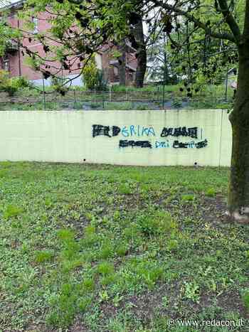 Muro imbrattato a Viano, il consigliere Federico Predieri: "Ci vogliono le telecamere" - Redacon