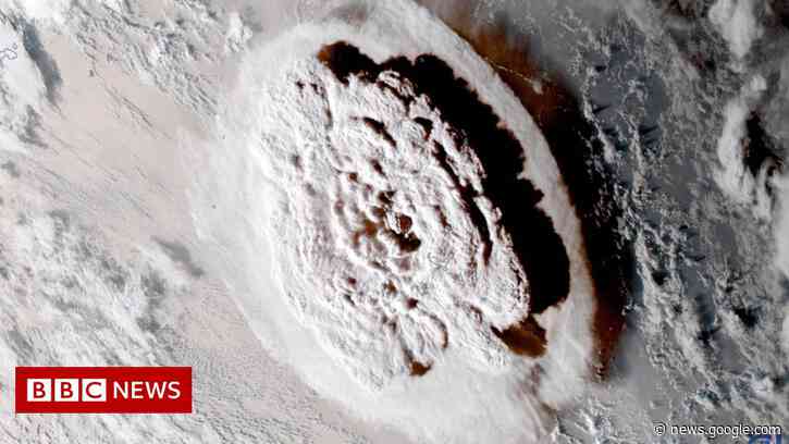 Tonga eruption was 'record atmospheric explosion' - BBC