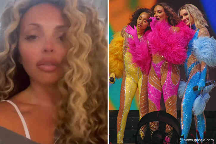 Jesy Nelson in tears as she flies home to London after Little Mix perform last concert... - The Sun