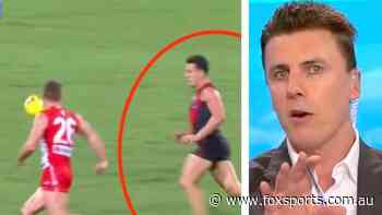 ‘I’d cannon into him’: Bombers legend’s extraordinary call after Swan’s brutal sledge - Fox Sports