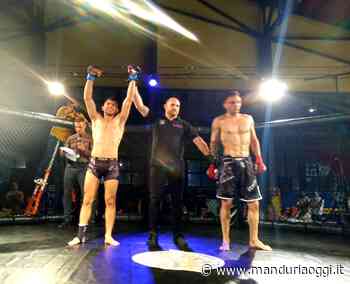 MANDURIA - Piero Micelli (Centurion Club Manduria) vince il proprio incontro del Rudis Fighting Championship di Roma per ko dopo 3'18" - ManduriaOggi