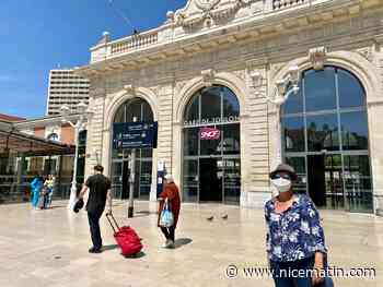 En gare de Toulon, des usagers pas forcément prêts à tomber les masques