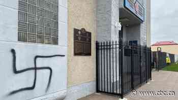 Ukrainian organization's building in Edmonton vandalized with swastikas - CBC.ca