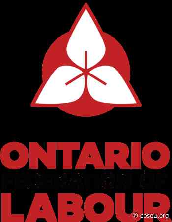 Whitby OFL Labour Canvass with Sara Labelle, OPSEU/SEFPO RVP – OPSEU SEFPO - Ontario Public Service Employees Union