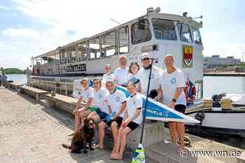 Auf Stand-up-Board bis zur Nordsee