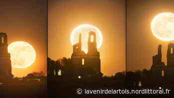 Arras: Julien Looten fait sensation sur Internet avec une photo incroyable du lever de la pleine lune - Nord Littoral