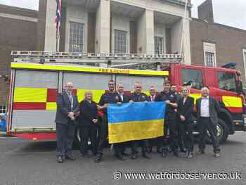 Herts fire fighters donate trucks to Ukraine