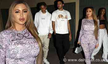 Larsa Pippen steps out for dinner with her children in West Hollywood