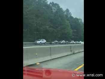 Several cars involved in crash on I-40 East in Durham, traffic backed up for miles - WRAL News