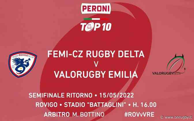 Rugby - Top10: la diretta streaming di Rovigo-Valorugby, semifinale di ritorno - OnRugby