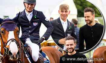 Liam Payne is ever the proud owner as his horse Titanium Z competes at the Royal Windsor Horse Show
