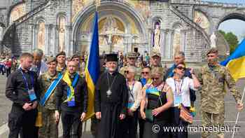 Une délégation ukrainienne au 62ème pèlerinage militaire international de Lourdes - France Bleu