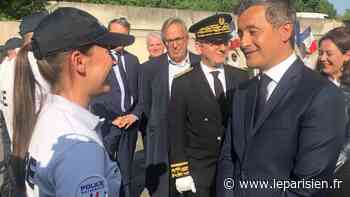 Evry-Courcouronnes: Gérald Darmanin a rencontré les 21 nouveaux gardiens de la paix déployés en Essonne - Le Parisien