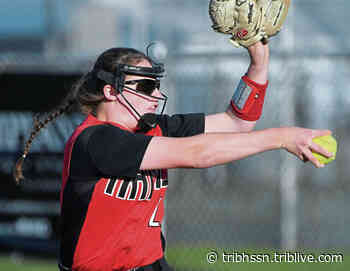 Ligonier Valley ace Maddie Griffin dealing with hand injury, could miss time in playoffs | Trib HSSN - TribLIVE.com